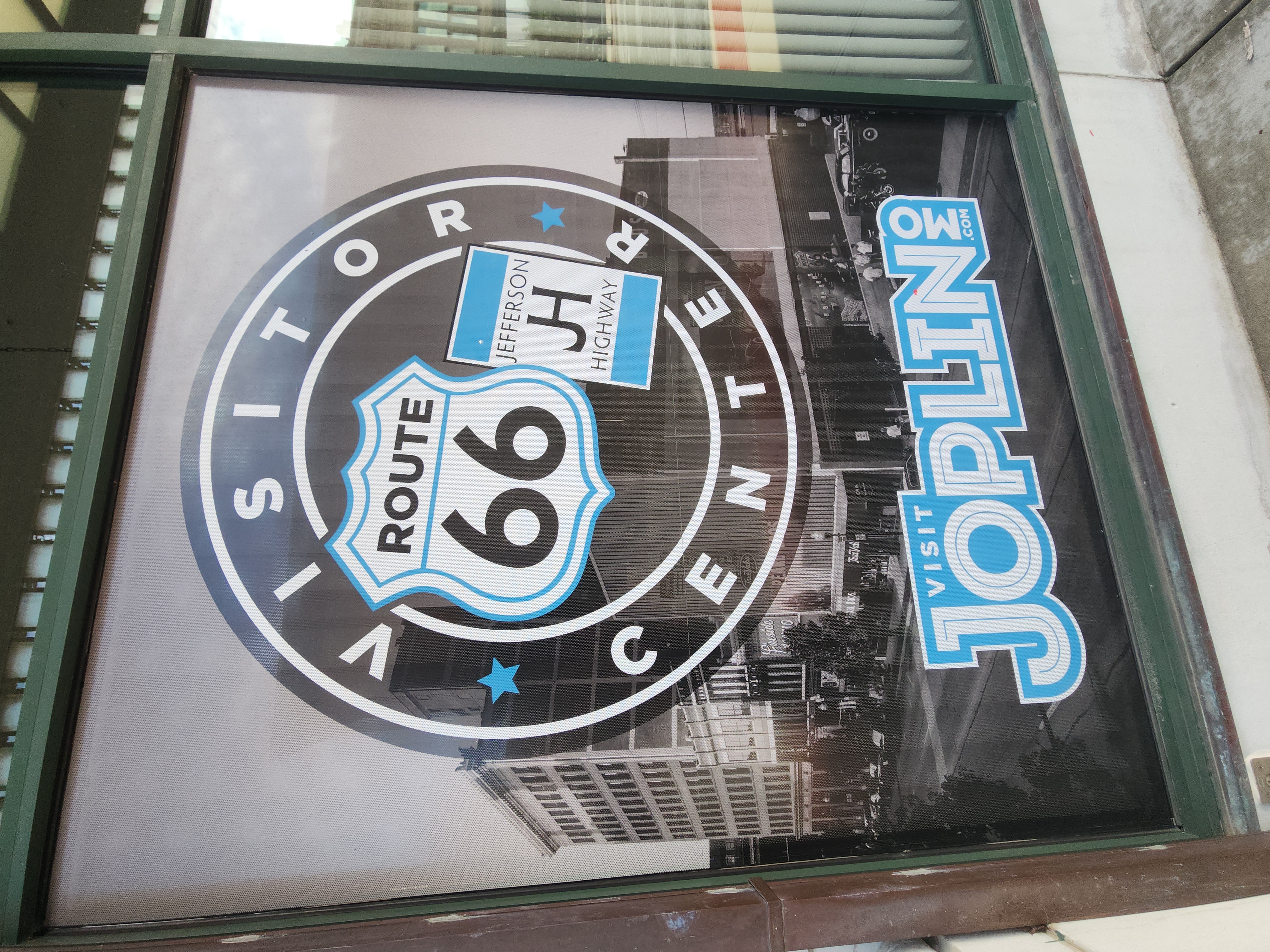 Joplin Visitor Center Window Decal