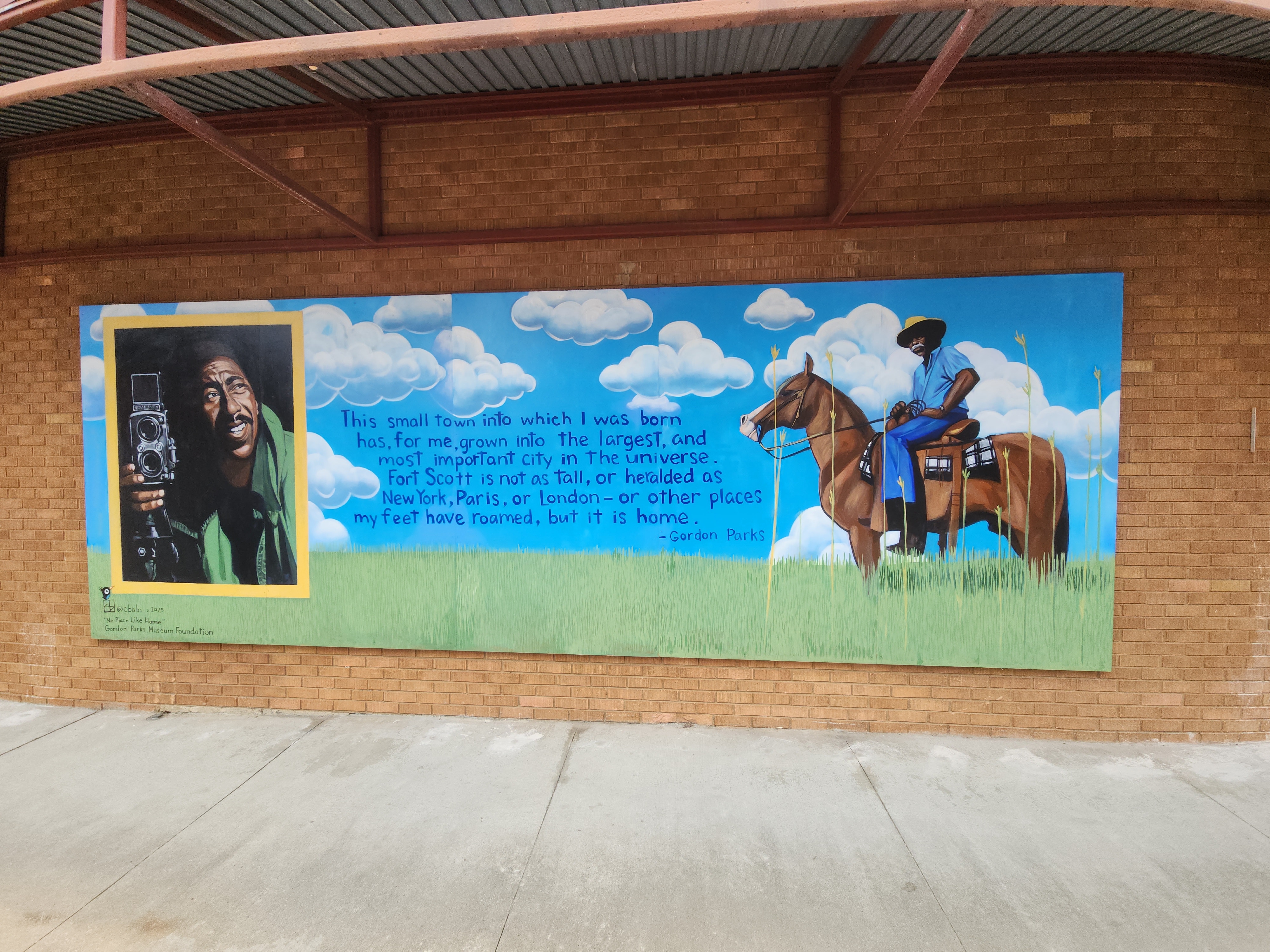 No Place Like Home Mural Honoring Gordon Parks