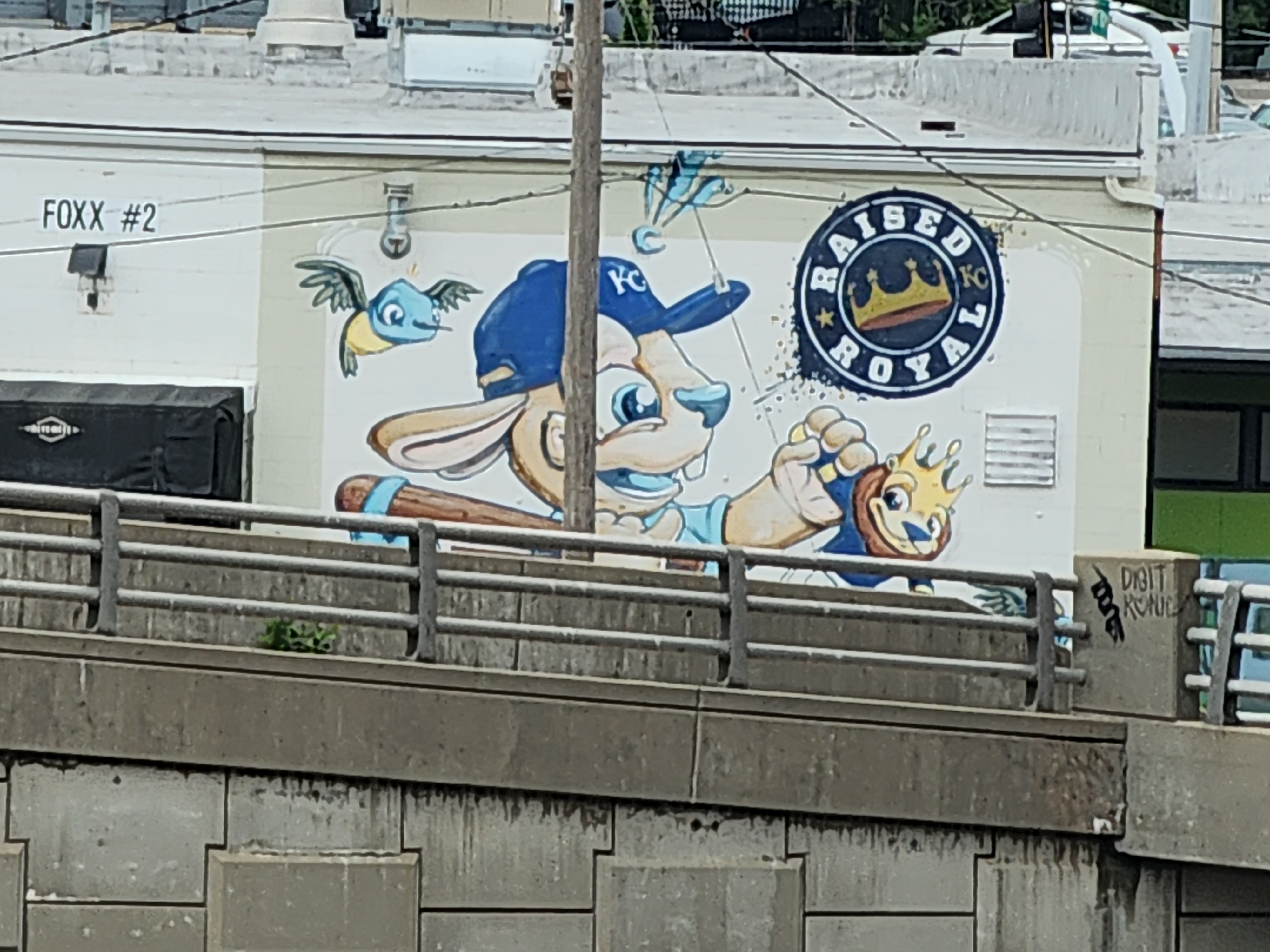 "Raised Royal" Rabbit Mural in Kansas City