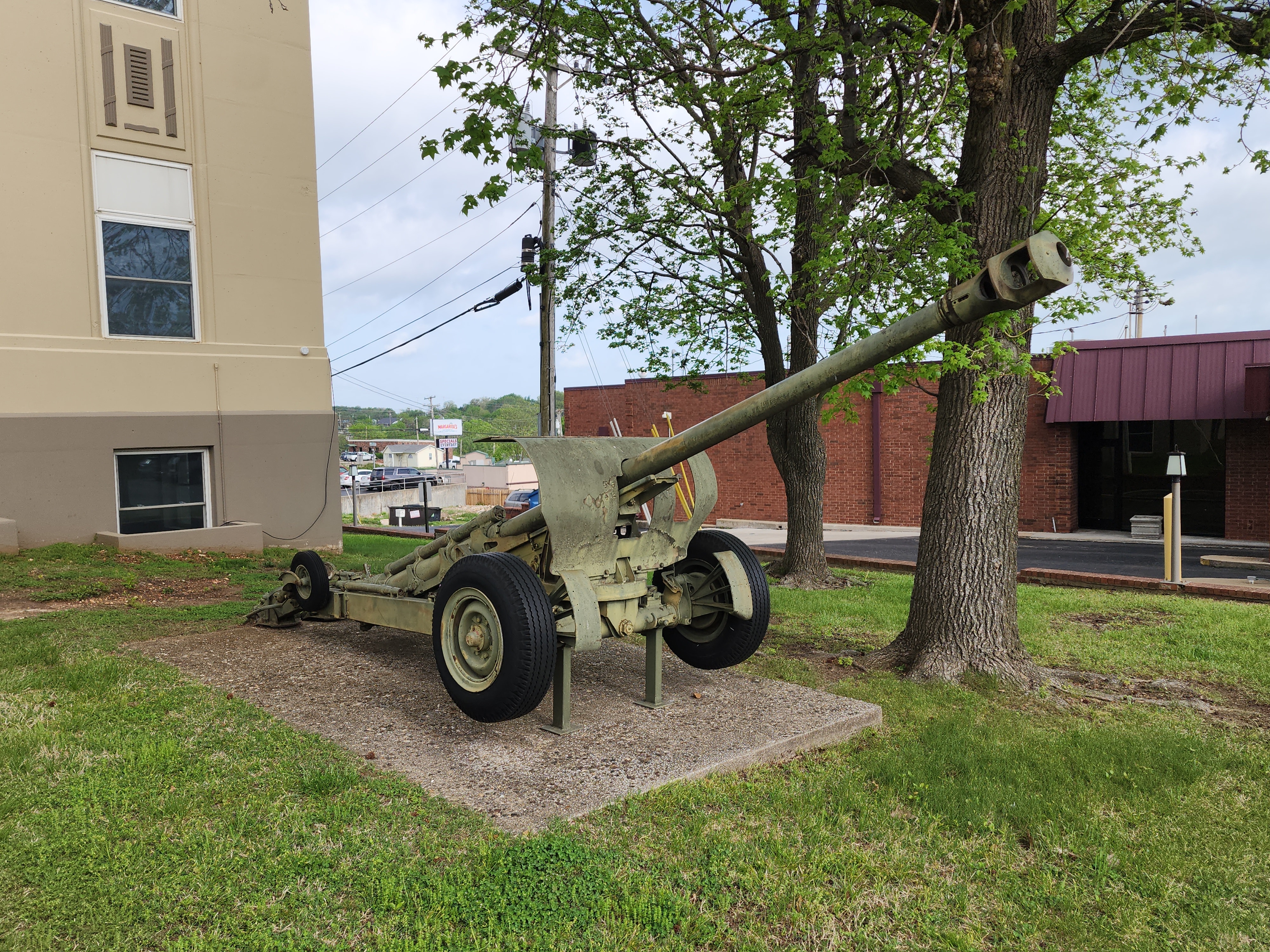 Likely M114 155mm Howitzer Memorial in Stockton